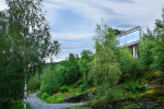 Hus i Norge bygget i Superwood træprofiler, med flot udsigt