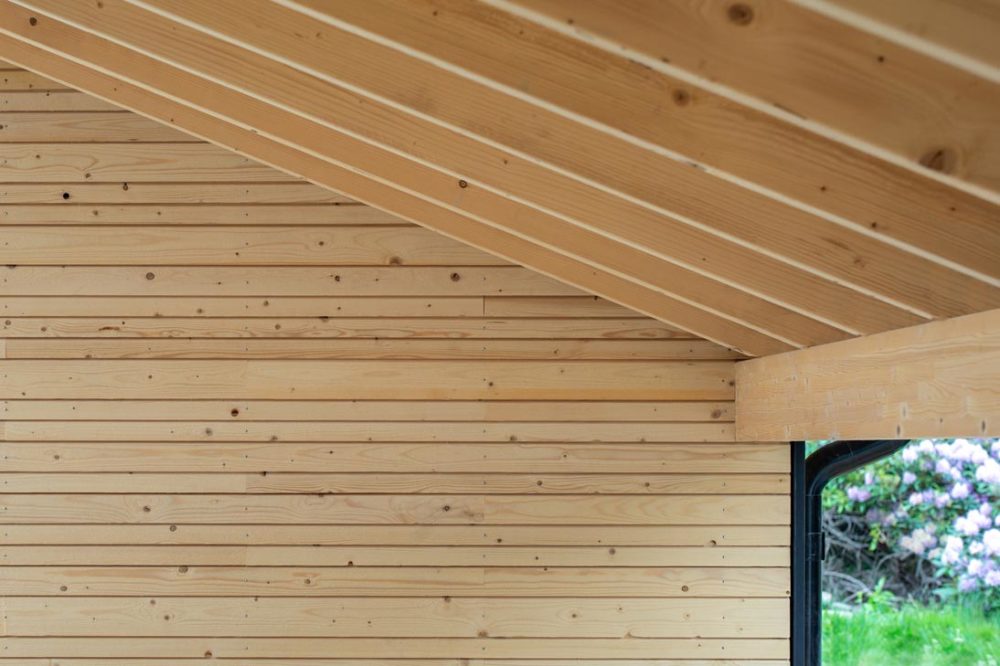 Hus bygget med Superwood facadebeklædning